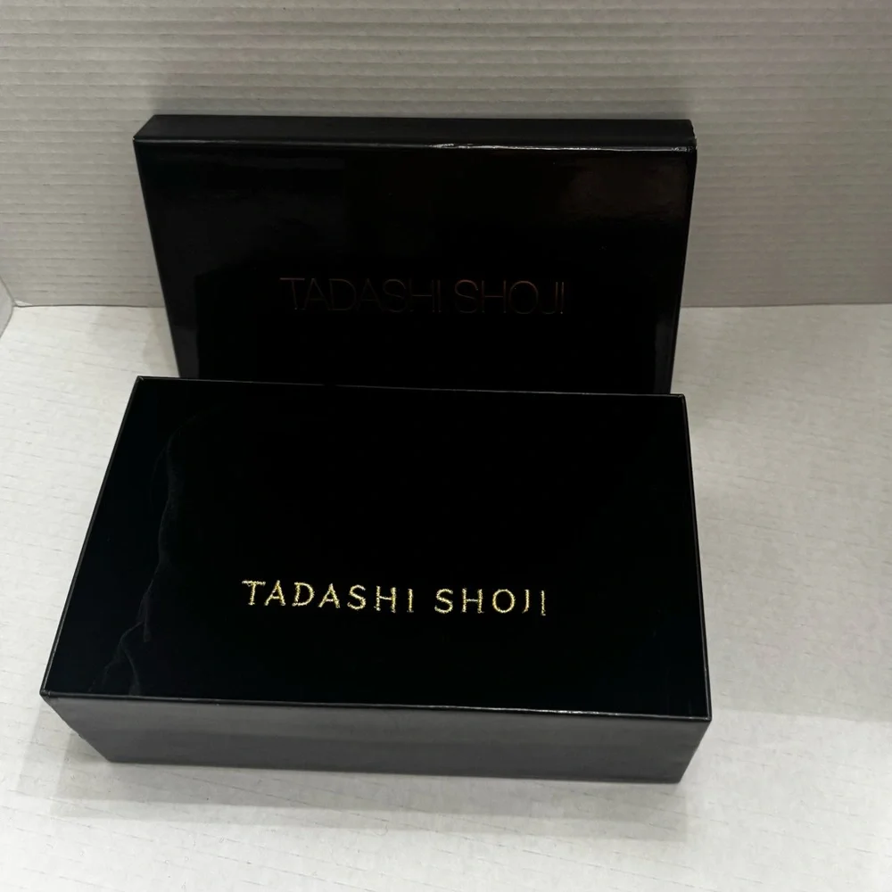 Tadashi Shoji Emerald Floral Beaded Clutch - 2017 Dillard's - Full Set w/ Box
